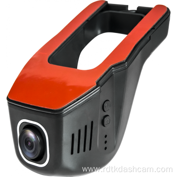 Screenless 1080P front and rear dashcam with GPS